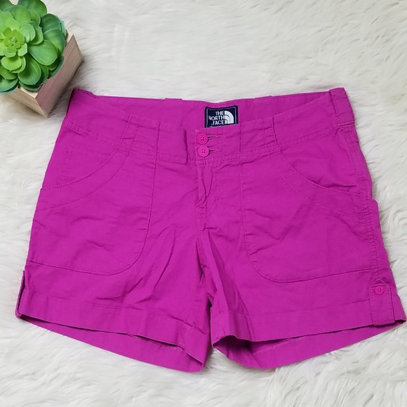 The North Face Pants - The North Face Magenta Pink Hiking Shorts